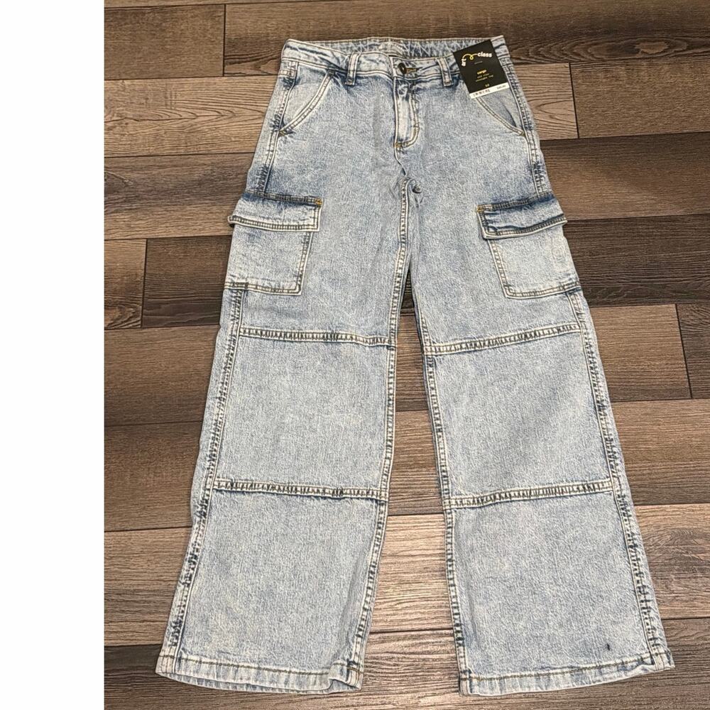 Art Class Mid Rise Staright Lego Cargo Jean Size 12 Kids
